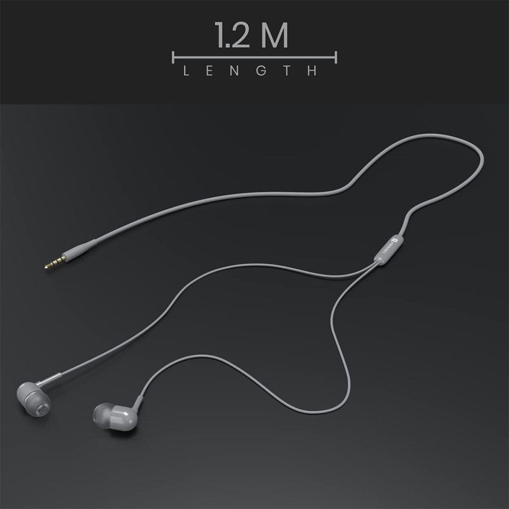 portronics earphones portronics conch 50 in ear wired earphone with 3.5mm audio jack    #color_grey