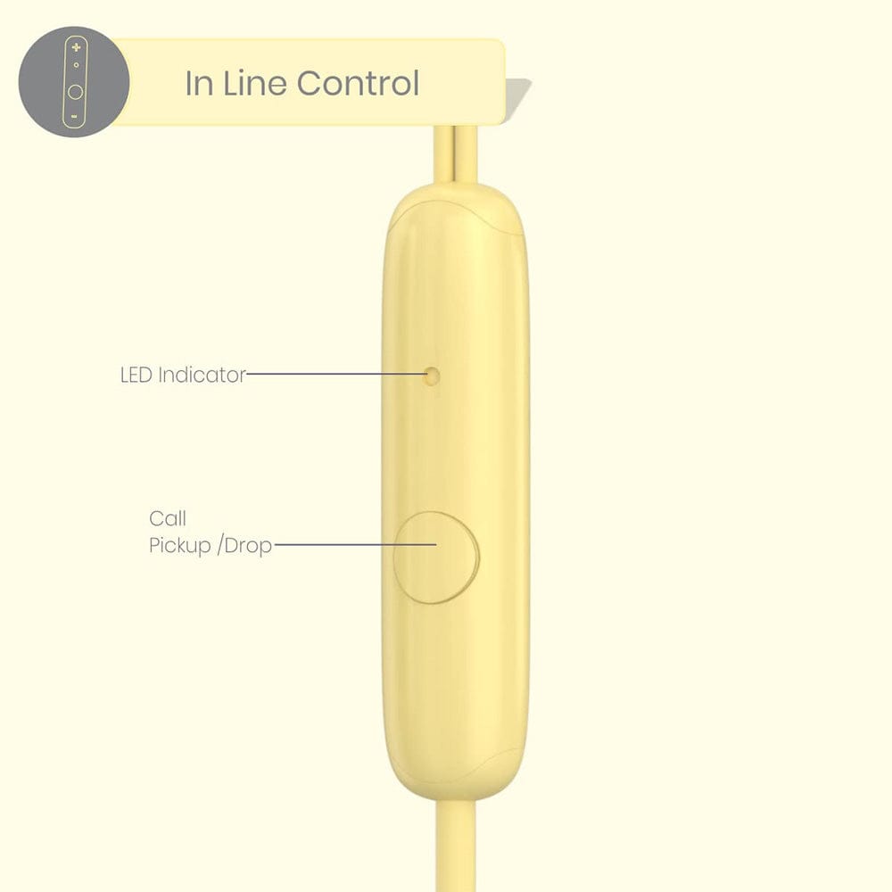 portronics earphones portronics conch 50 in ear wired earphone with 3.5mm audio jack    #color_yellow