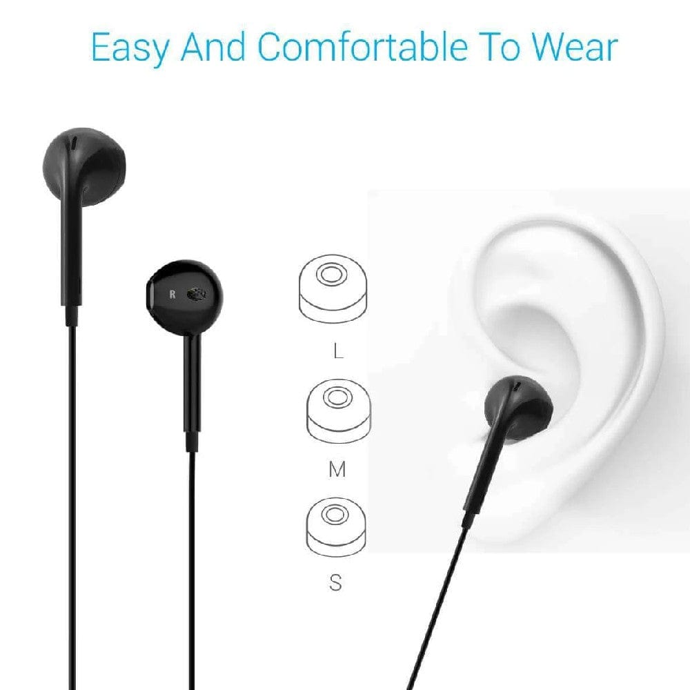 portronics earphones portronics conch beta in-ear wired earphone    #color_black