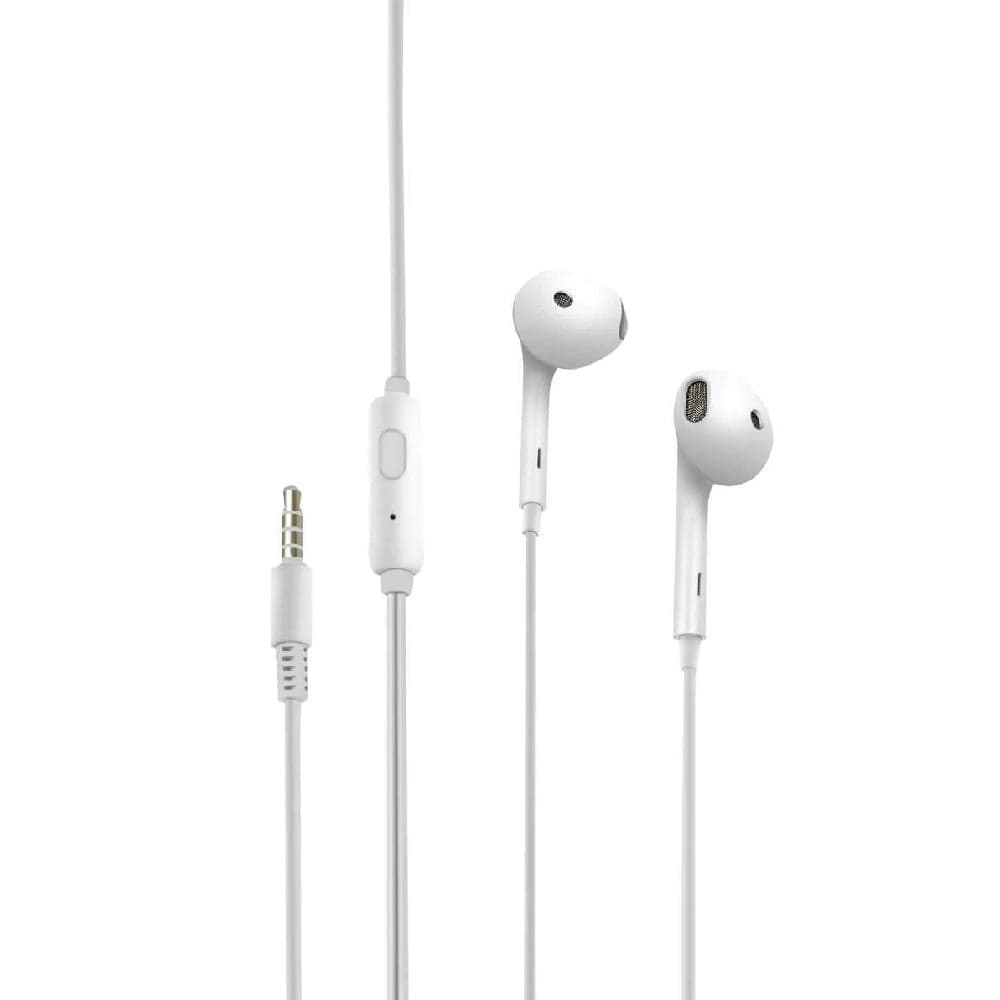 portronics earphones white portronics conch beta in-ear wired earphone    
