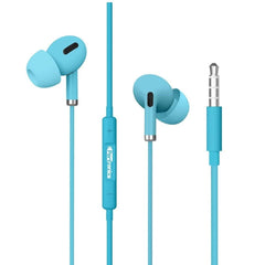 Portronics In-Ear Wired Headphones Blue Portronics Conch Delta In-Ear Wired Earphone