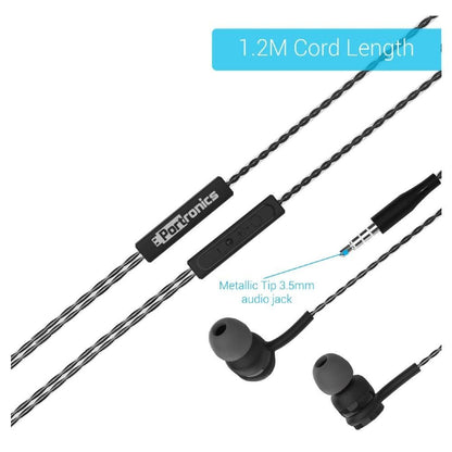 Portronics In-Ear Wired Headphones Portronics Conch Gama In-Ear Wired Earphone