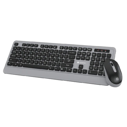 Portronics Keyboard and Mouse combo Grey Portronics Key 5 Combo Wireless Keyboard & Mouse