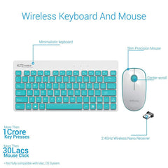 Portronics Keyboard and Mouse combo Portronics Key 2 Combo Multimedia Wireless Keyboard & Mouse