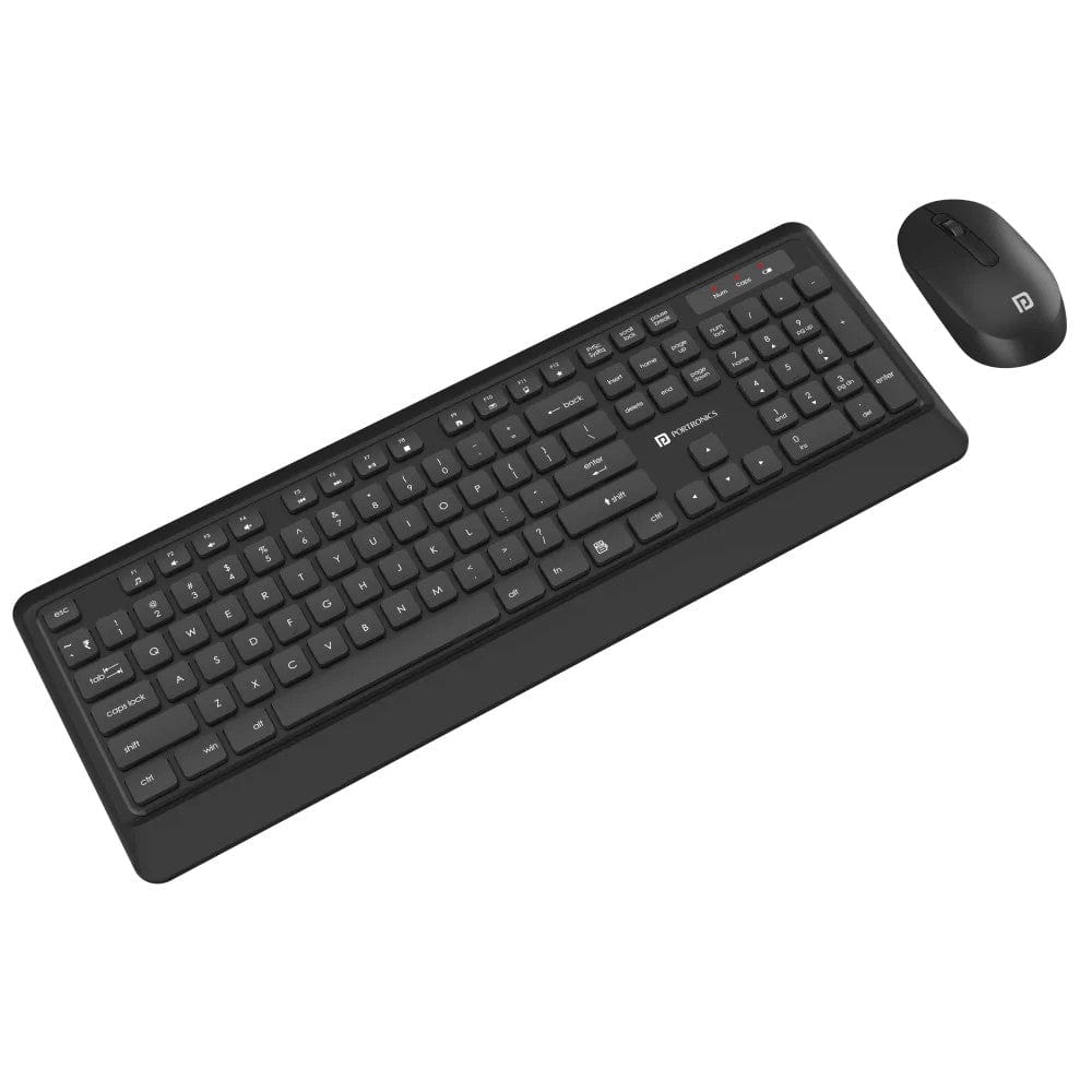 Portronics Keyboard and Mouse combo Z-Black Portronics Key 5 Combo Wireless Keyboard & Mouse