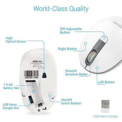 portronics mouse portronics toad 11 wireless mouse   