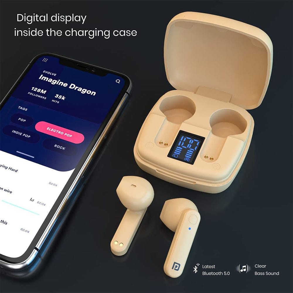 Portronics True Wireless In-Ear Headphones Portronics Harmonics Twins S2 Wireless Sports Earbuds
