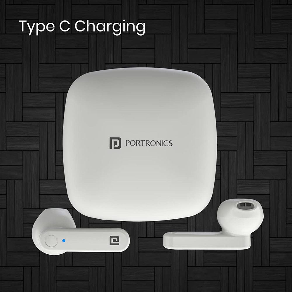 Portronics True Wireless In-Ear Headphones Portronics Harmonics Twins S2 Wireless Sports Earbuds