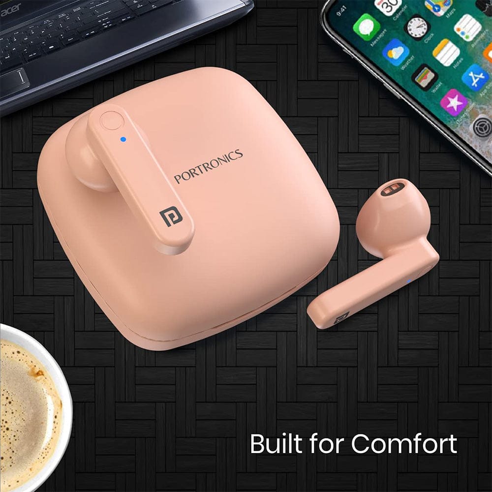 Portronics True Wireless In-Ear Headphones Portronics Harmonics Twins S2 Wireless Sports Earbuds