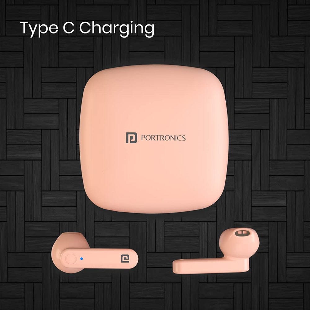 Portronics True Wireless In-Ear Headphones Portronics Harmonics Twins S2 Wireless Sports Earbuds