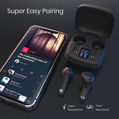 Portronics True Wireless In-Ear Headphones Portronics Harmonics Twins S2 Wireless Sports Earbuds