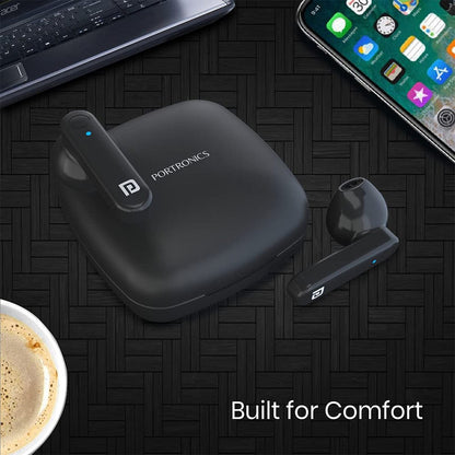 Portronics True Wireless In-Ear Headphones Portronics Harmonics Twins S2 Wireless Sports Earbuds