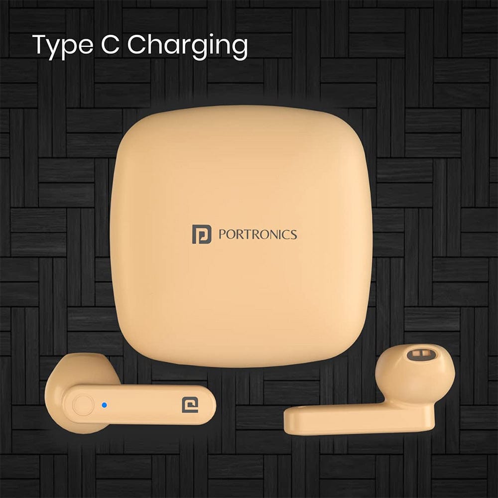 Portronics True Wireless In-Ear Headphones Portronics Harmonics Twins S2 Wireless Sports Earbuds