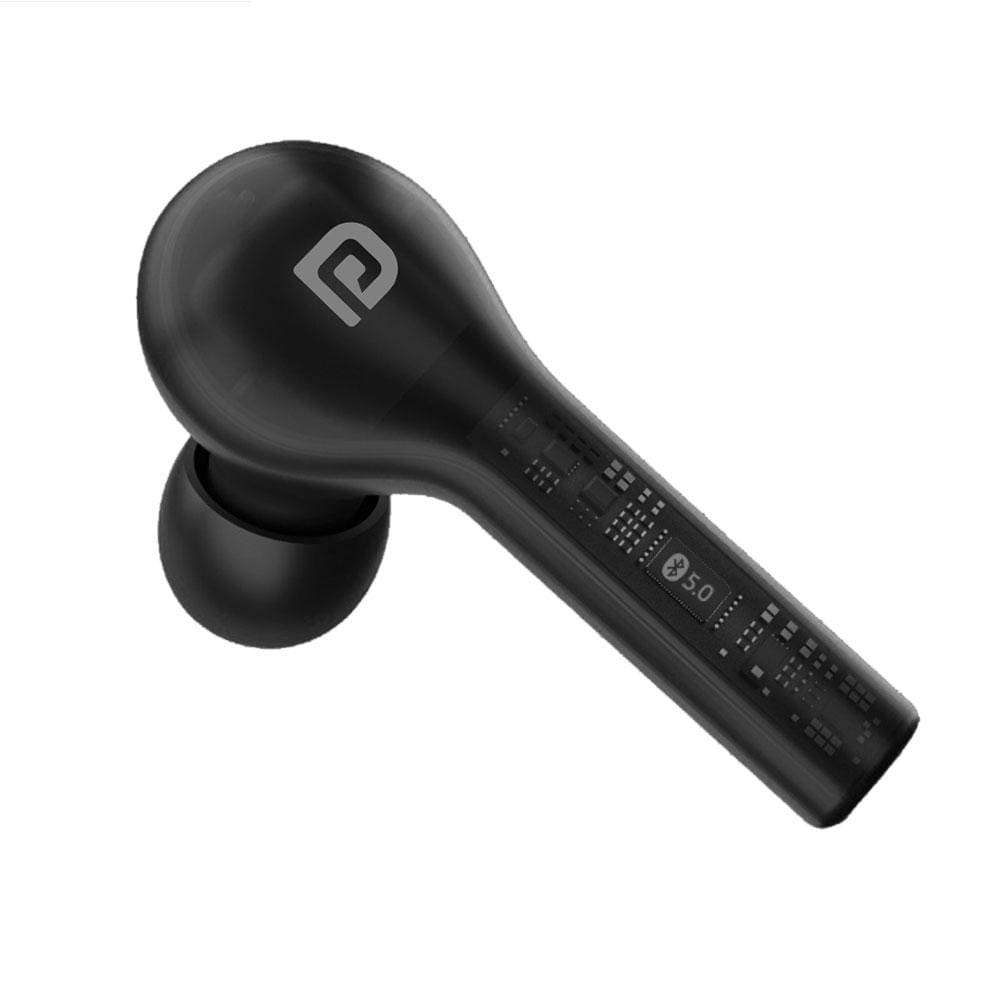 Portronics True Wireless In-Ear Headphones Portronics POR-1050 Harmonics Twins II True Wireless Stereo Bluetooth Earbuds- Black