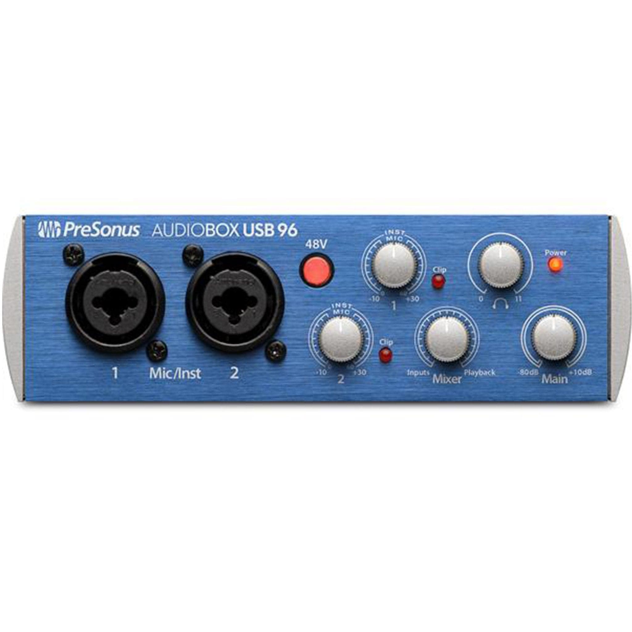 Presonus Audio Interfaces Presonus Audio Box USB96 Audio Interfaces Studio Recording Kit