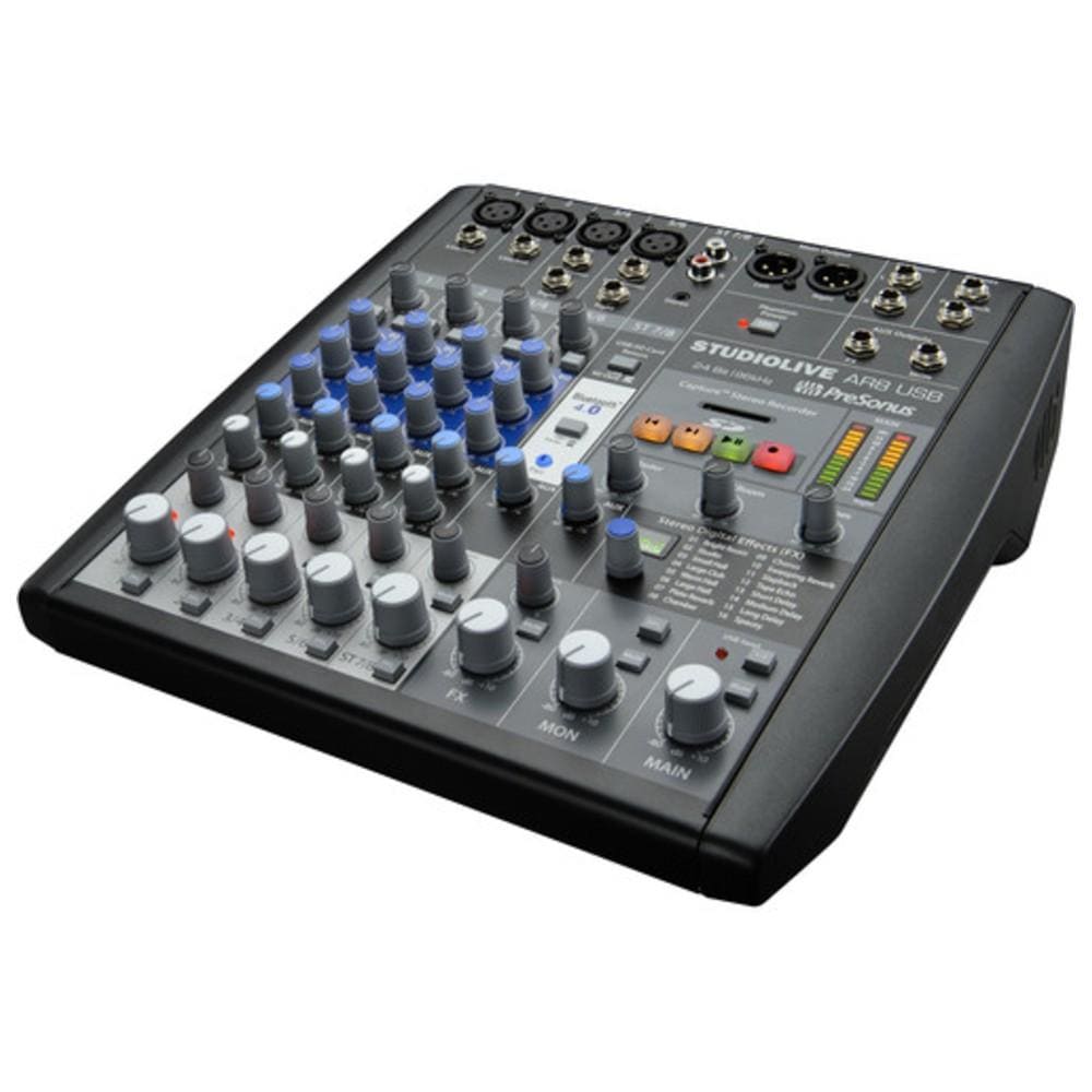 presonus audio interfaces presonus studiolive ar8c usb type-c 8-channel hybrid performance and recording mixer audio interface