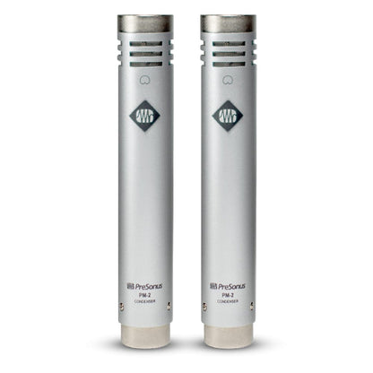 Presonus Condenser Microphones Silver PreSonus PM-2 Small-Diaphragm Condenser Microphones Matched Pair
