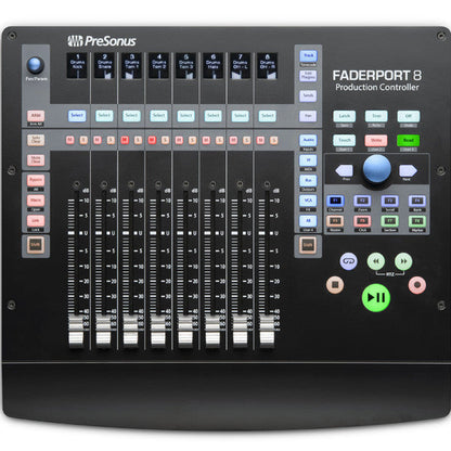 presonus midi controllers presonus faderport 8 8-channel mix production controller