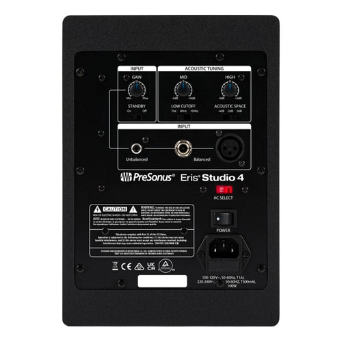 Buy Presonus Eris Studio 4 4.5-inch 2-Way Active Studio Monitor Speaker ...