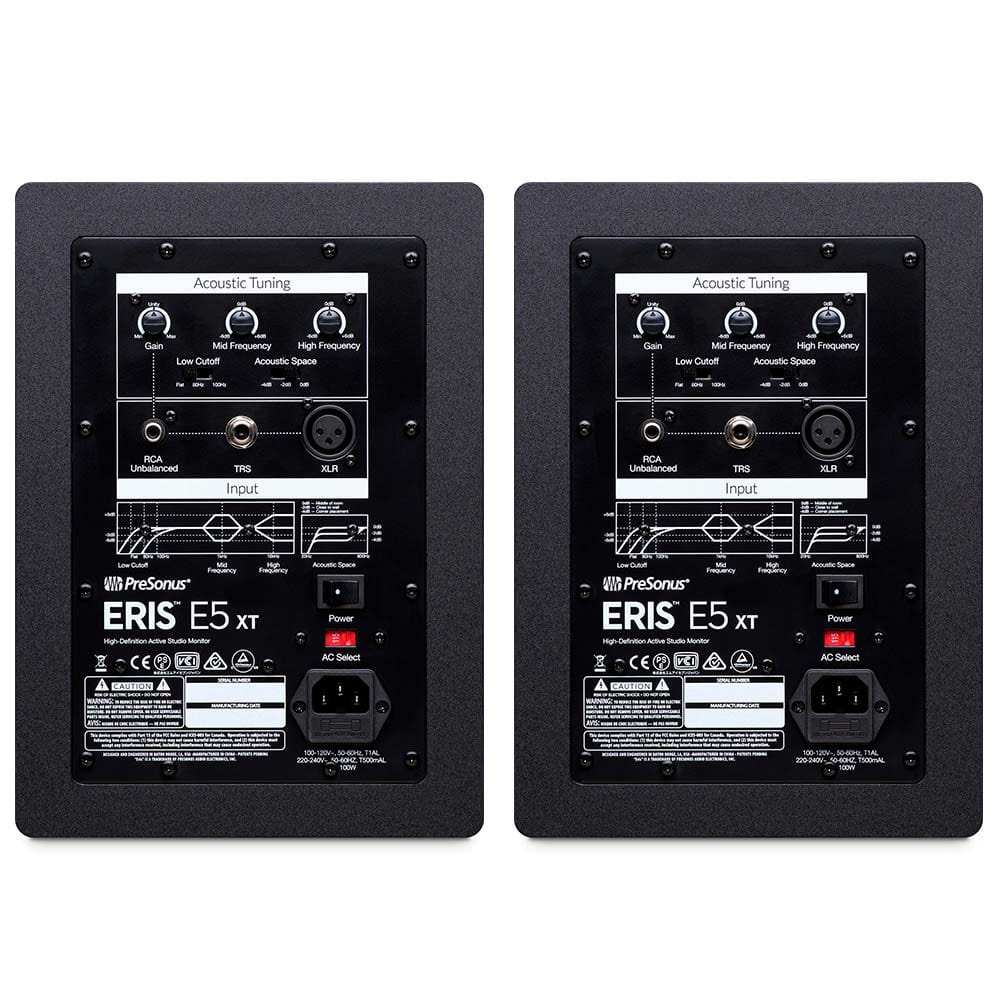 Presonus Monitor Speakers Presonus Eris E5 XT 2-Way Active Studio Monitors with Wave Guide - Pair