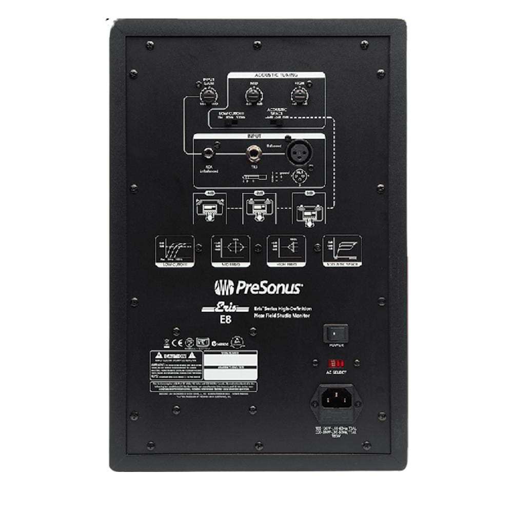 Presonus Monitor Speakers PreSonus Eris E8 Two-Way Active 8inch Studio Monitor - Pair