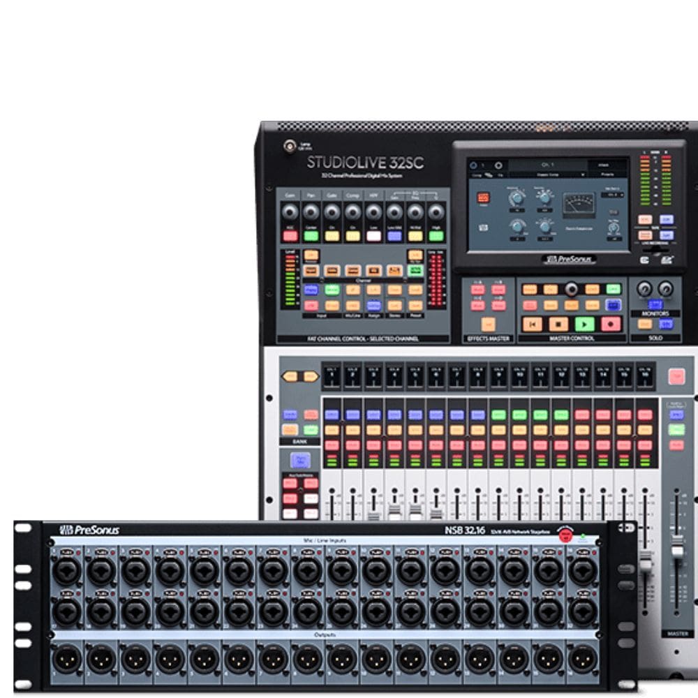 Presonus Pre Amps Presonus Nsb 32.16 Avb 32 Channel Networked Stage Box