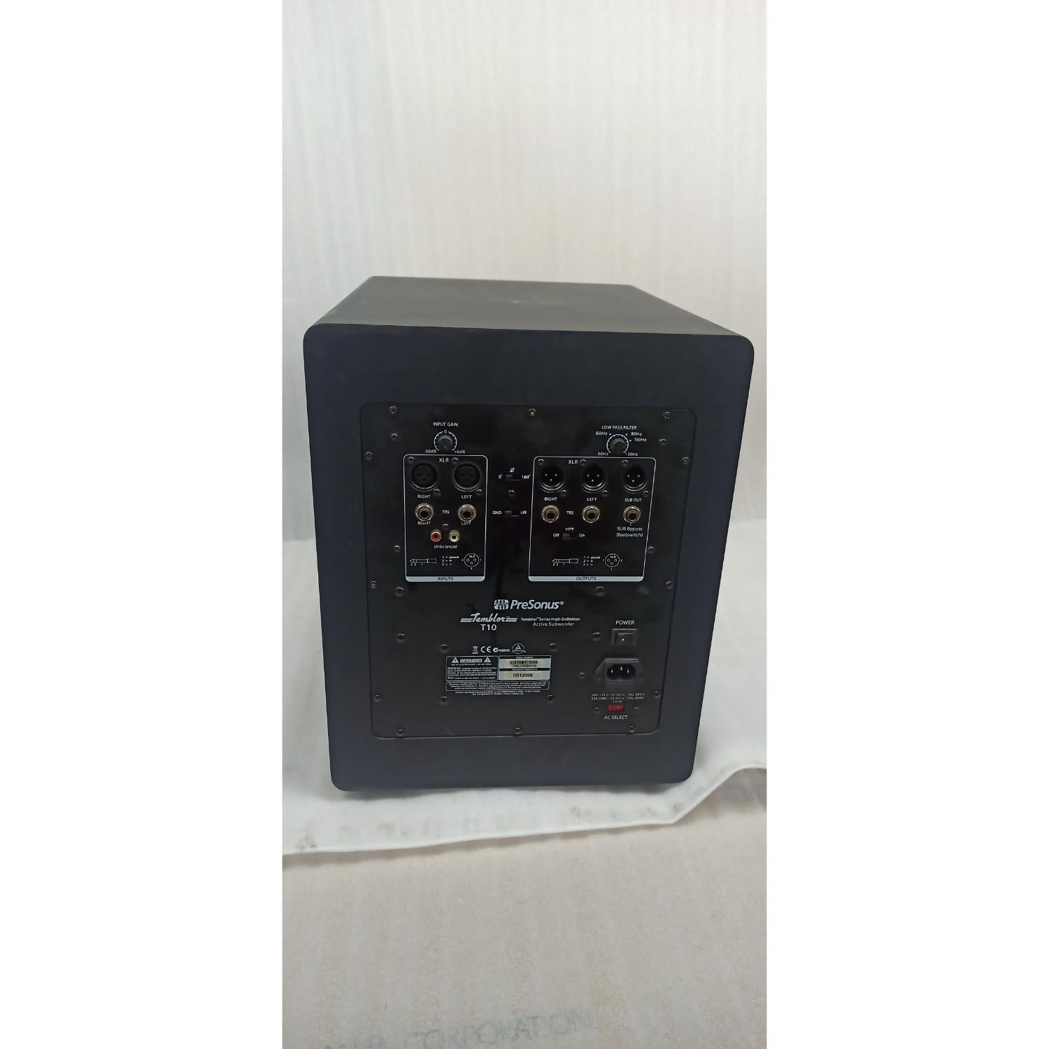 Presonus Subwoofers 2.02504E+11 PreSonus Temblor T10 Subwoofers - Open Box#barcode_202101843033