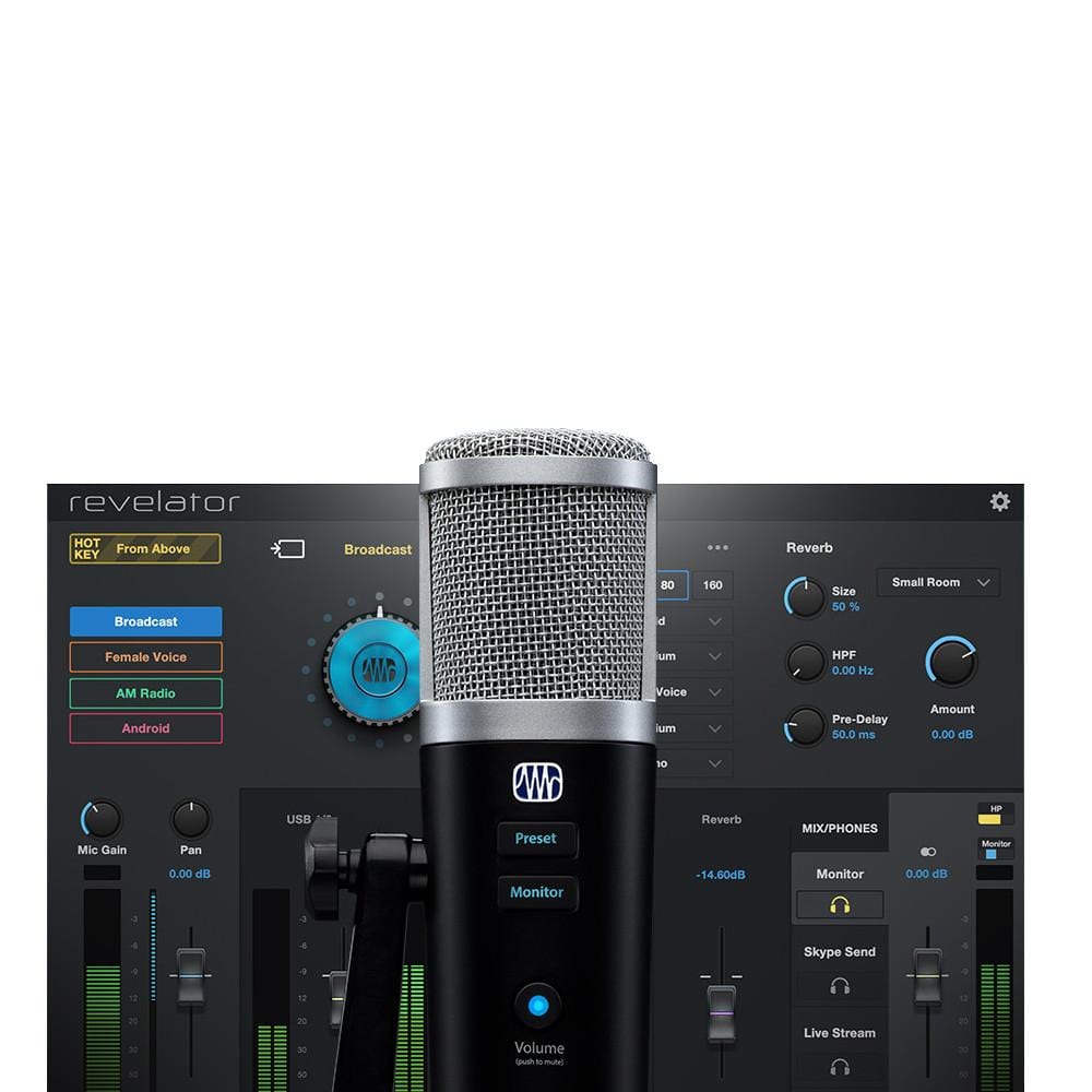 presonus usb microphones presonus revelator professional usb microphone