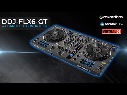 Pioneer DDJ-FLX6-GT 4 Channel DJ Controller for Multiple DJ Applications - Graphite