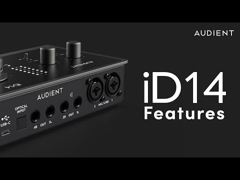 Audient ID14 MKII 10 In- 6 Out High Performance Audio Interface with Software Bundle