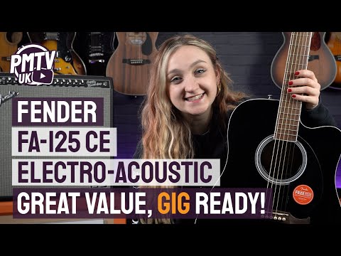 Fender FA-125CE Dreadnought Cutaway Electro Acoustic Guitar