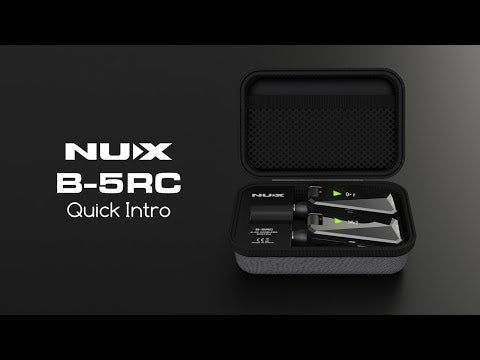 Nux B 5RC 2.4GHz Wireless System for Guitars - Black