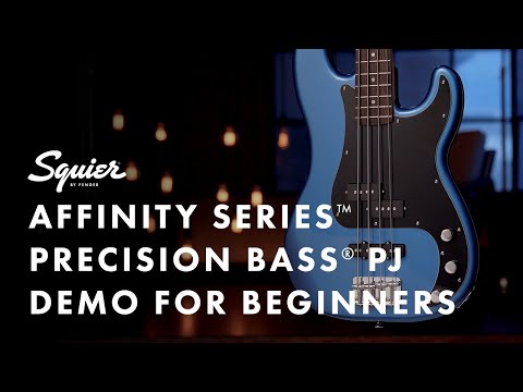 Fender Squier Affinity Series Precision Bass PJ 4-String Bass Guitar - Open Box