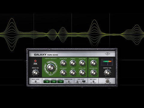 UAD Galaxy Tape Echo: Tape Echo Plugin