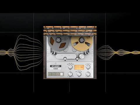 UAD Studer A800 Tape Recorder: Tape Recorder Plugin
