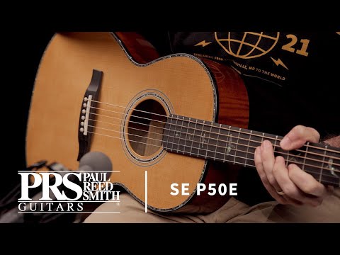 PRS SE P50E Tonare Parlor Electro Acoustic Guitar with Gigbag