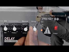 Vault Frenzy 20 Watt Combo Guitar Amplifier with Analog Distortion, Reverb & Delay All Playable Together
