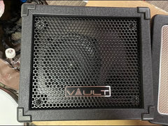 Vault Fury 15 Watt Digital Combo Guitar Amplifier with Effects and 36 pattern Drum Machine with Instrument Cable, Polishing Cloth and E Book