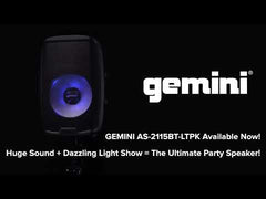 Gemini AS-2115P 2000 Watt Active 15” Loudspeaker