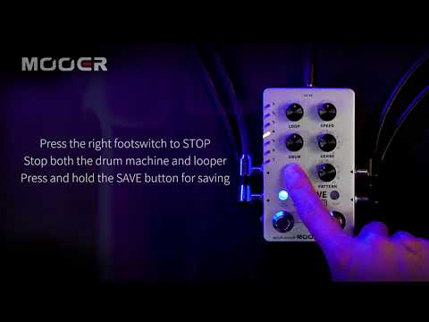 Mooer Groove Loop X2 Stereo Looper & Drum Machine Pedal