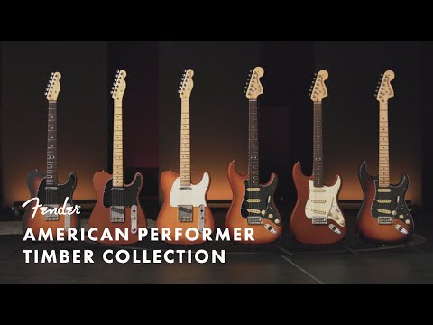 Fender Limited Edition American Performer Timber Stratocaster 6 String Electric Guitar