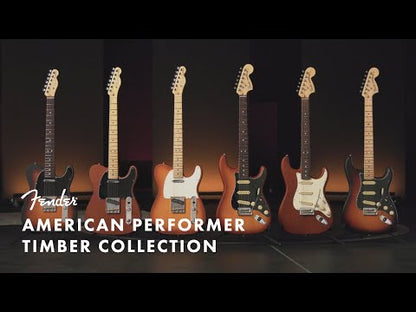 Fender Limited Edition American Performer Timber Stratocaster 6 String Electric Guitar