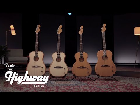 Fender Highway Series Parlor 6 String Electro Acoustic Guitar