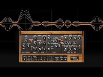 UAD Moog Minimoog: Minimoog Synthesizer – Professional Audio Software & Plugin