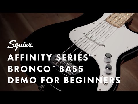 Fender Squier Sonic Bronco 4 String Bass Guitar