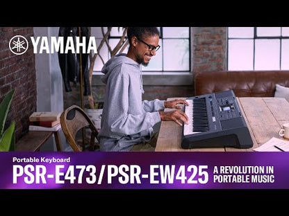 Yamaha PSR-E473 61-Key Touch-Sensitive Portable Keyboard