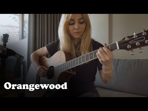 Orangewood Rey Grand Auditorium Cutaway Layered Mahogany Top Acoustic Guitar with Gigbag