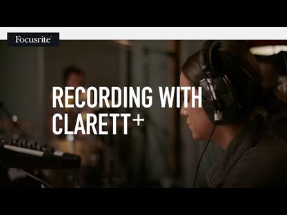 Focusrite Clarett Plus 4PRE 18 in 8out Audio Interface