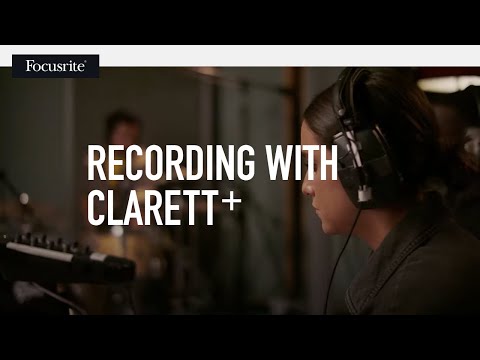 Focusrite Clarett Plus 4PRE 18 in 8out Audio Interface
