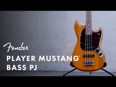 Fender Player Mustang Bass PJ, Pau Ferro 4 String Bass Guitar